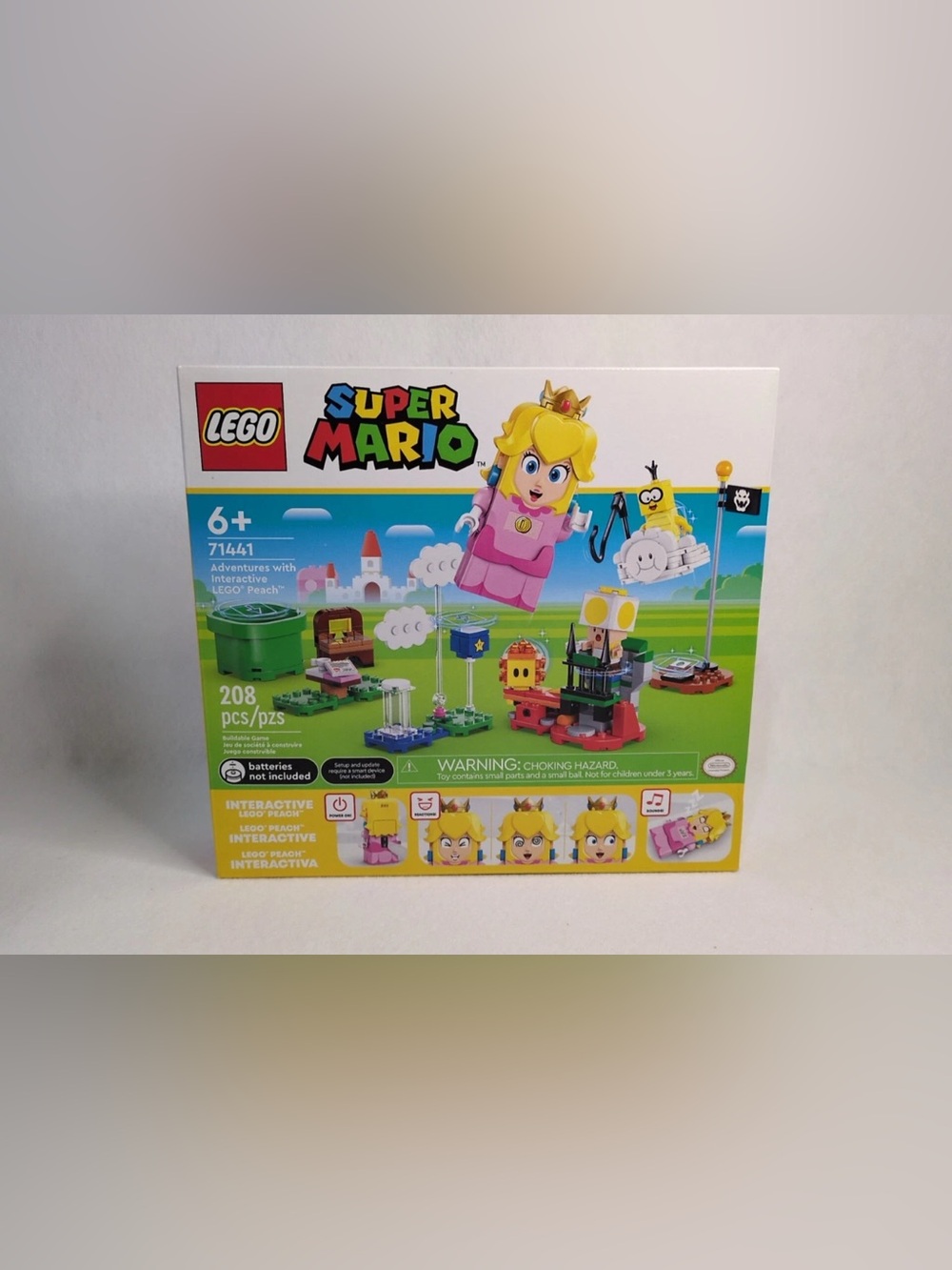 LEGO Super Mario Princess Peach Playset - Pink, Yellow, Blue